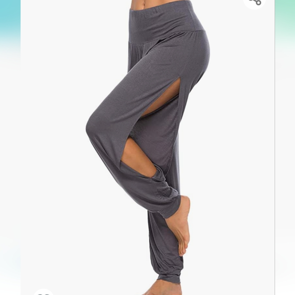 Tilly's open side slit harem pant
